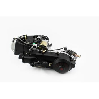 Двигун скутерний в зборі 125куб (короткий варіатор, довгий вал)