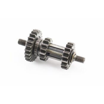 Вал вторичный КПП+шестерня Z-15+шестерня Z-18+шестерня Z-23