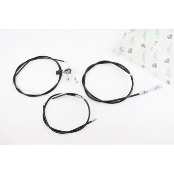Троса к-кт 4шт, газа (трос 178см; кожух 148см), зчеплення (трос 158см; кожух 117см), диференціала (трос 102см; кожух 93см) + ричаг газу