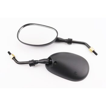 Зеркала к-кт DIO- черные "капли", м8 "длинная ножка"