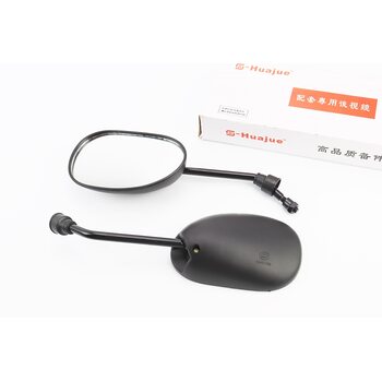 Зеркала к-кт DIO- черные "капли", м8 "длинная ножка" (ССС - знак качества)