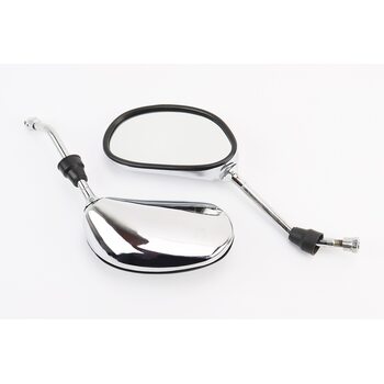 Зеркала к-кт DIO- хром "капли", м8