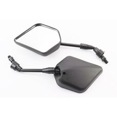 Зеркала к-кт "РОМБ" ЧЕРНЫЕ МОТО, м10