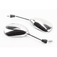 УЦІНКА Дзеркала к-кт DIO-хром "краплі", м10 "компакт" (під фарбування,є подряпини, див. фото)