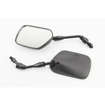 Зеркала к-кт КВАДРАТ- черные , м10