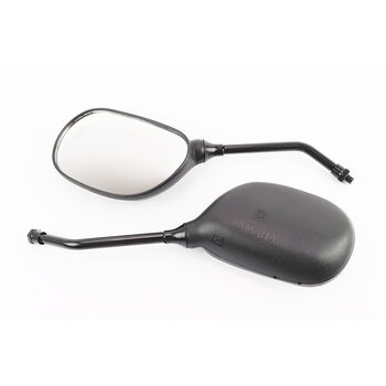 Зеркала к-кт YAMAHA- черные "капли", м8