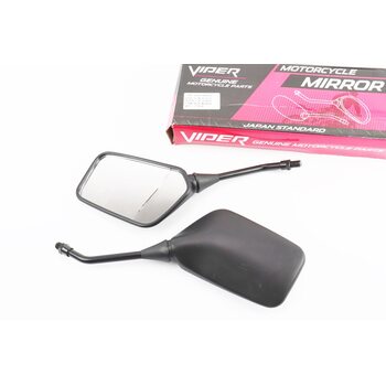 УЦЕНКА Зеркала к-кт КВАДРАТ-черные, м10 (правое треснутое)