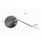 Дзеркала к-кт Круглі-чорні "Delta", м10
