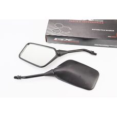 Зеркала к-кт КВАДРАТ- черные , м10