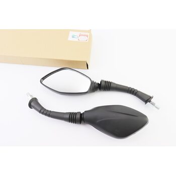 Зеркала к-кт "Lux" черные м10 (ножка в резиновом кожухе)