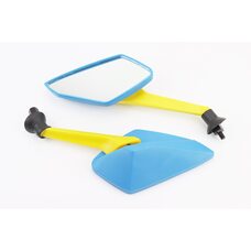 Зеркала к-кт "ПРИЗМА" желто-голубые "патриотические" м8