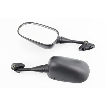 Дзеркала к-кт на мотоцикл "прямокутні" під два болта, чорний (без болтів)