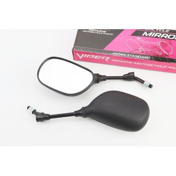 Зеркала к-кт DIO- черные "капли", м10 "длинная ножка"