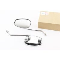 Дзеркала к-кт "ОВАЛ" хром-пластик, м10 (ССС - знак якості)