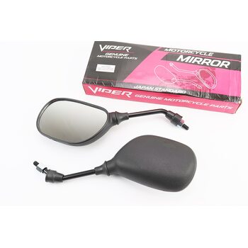 Зеркала к-кт DIO- черные "капли", м8 "длинная ножка"