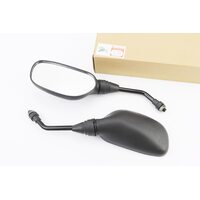 Дзеркала к-кт YAMAHA- чорні "краплі LUX", м10