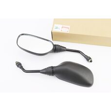 Дзеркала к-кт YAMAHA- чорні "краплі LUX", м10