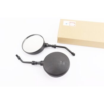 Зеркала к-кт Круглые-черные "МОТО", м10