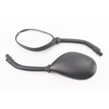 Зеркала к-кт DIO- черные "капли", м8 "длинная ножка в чехле резиновом" (ССС - знак качества)