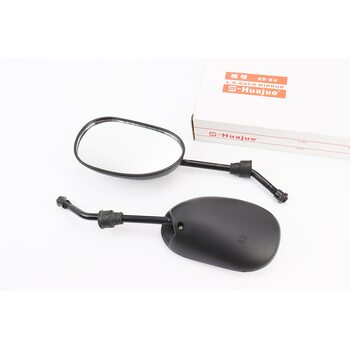 Зеркала к-кт DIO- черные "капли", м10 "длинная ножка" (ССС - знак качества)