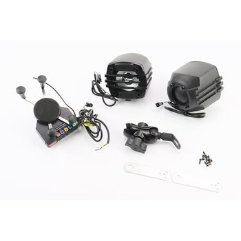 АУДИО-блок с держателем телефона (МРЗ-USB/SD, FM-радио) + колонки 2шт