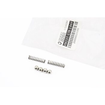 Пружина шестерні 2шт D-6mm, L-22mm + кулька 4шт D-6mm к-кт