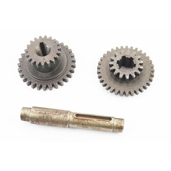 Вал КПП вторичный L-145mm +шестерня Z-19x31+шестерня Z-19, кол-кт 3шт 81-1