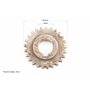 КПП - Шестерня под шпонку h-14mm, Z-25, d-22mm