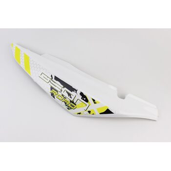 X-Road Light 200-250 пластик - задній бічний лівий, БІЛИЙ з жовтим малюнком