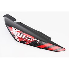 X-Road Light 200-250 пластик - задній бічний правий, ЧОРНИЙ з червоним малюнком