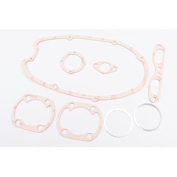 Прокладки двигуна Юпітер-4, к-кт 8 деталей (шкіркартон, алюміній)