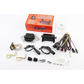 БСЗ / мікропроцесорна система запалювання 1147.3734, з новою котушкою 1135.3705М 6-12V Юпітер, з силіконовими бронепроводами і надсвічниками