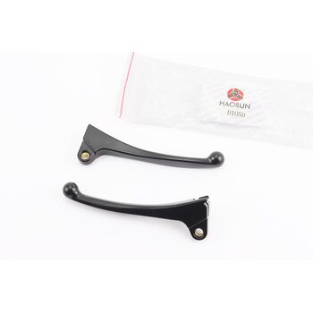 Важелі керма лівий, правий к-кт 2шт (барабан. гальмо) Honda DIO, чорні