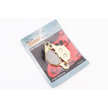 Гальмівні колодки (дискові) Suzuki AD100 / RM 80 / RM 85 / DR-Z 125; KAWASAKI KLX 125L / KMX 125 к-кт жовті