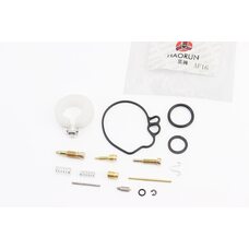 Ремонтный комплект карбюратора Honda TACT AF16, 15 деталей+поплавок
