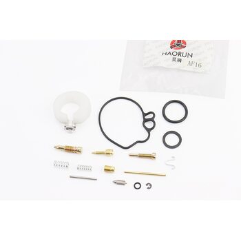 Ремонтний комплект карбюратора Honda TACT AF16, 15 деталей + поплавок