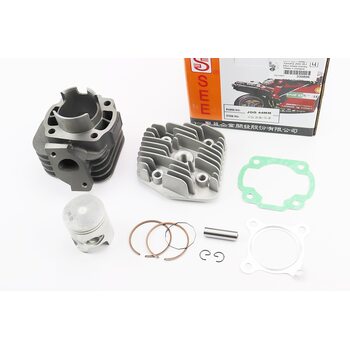 Циліндр к-кт (цпг) Yamaha JOG 3KJ 65cc-44мм (палець 10мм) + голівка, жовта коробка (AXIS; APRIO; ARTISTIC; VINO; TRUNK; POHE; NEXT ZONE; SA2J;