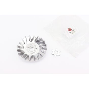 Крыльчатка переднего вариатора (под вал 16мм) + шайба "крест" Yamaha BWS 100