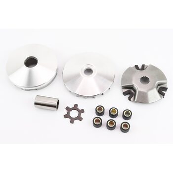 Варіатор передній к-кт Yamaha JOG 90 (під вал 16мм) + втулка, крильчатка, хрест