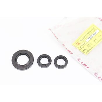 Сальники к-кт 3шт (17x27x6; 17x28x5,5; 24x43x6) двигателя, Suzuki AD50/Sepia