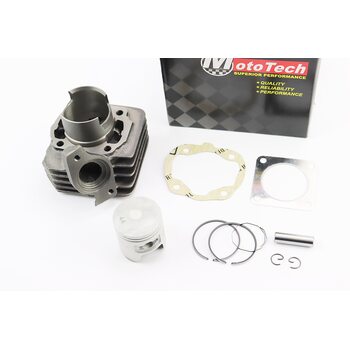 Цилиндр к-кт (цпг) Honda TACT AF09/AF16 65cc-44мм (палец 10мм, крепление глушителя 54мм), Тайвань