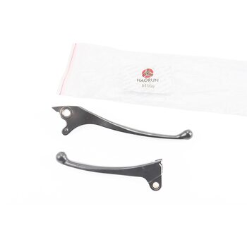 Важелі керма лівий, правий к-кт 2шт (під диск. / барабан. гальмо) Honda DIO, чорні