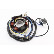 Статор магнето (генератора) Honda LEAD-90 (6 котушок роз'єм "мама 3 + 1")