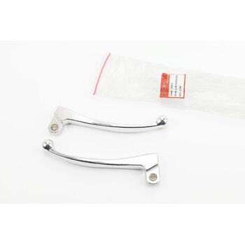 Важелі керма лівий, правий к-кт 2шт (під диск. / барабан. гальмо) Suzuki AD50 "хром"