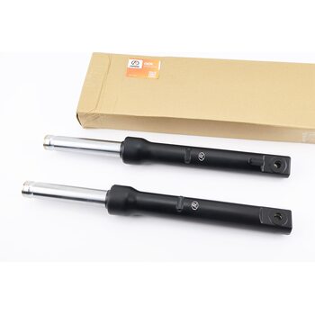 Амортизатор передній к-кт 2шт Honda DIO (під бараб. гальм) Якісні, ЧОРНИЙ, тип 1