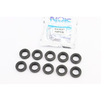 Сальник (15,5x25,5x7) к-кт 10шт, коленвала Honda DIO AF18, коричневые