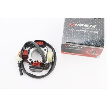 Статор магнето (генератора) Suzuki AD50 (4 котушки роз'єм "мама 2 + 1")