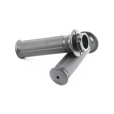 Рукоятка керма ліва, права з вставкою к-кт 2шт Suzuki LET'S (20мм внутрішній діаметр лівої рукоятки)