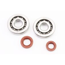 Підшипник колінвалу DIO AF34/35 SCO4B19CS24 (20x56x12) 2шт + сальники 20x31x7; 15,5x25,5x7