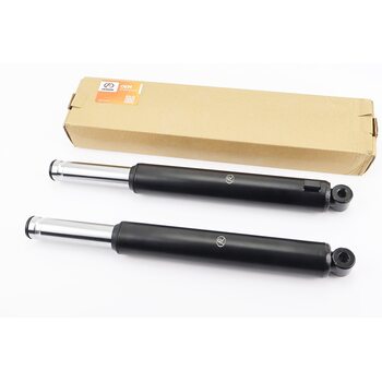 Амортизатор передній к-кт 2шт Honda DIO, 360мм (під бараб. гальм) Чорний